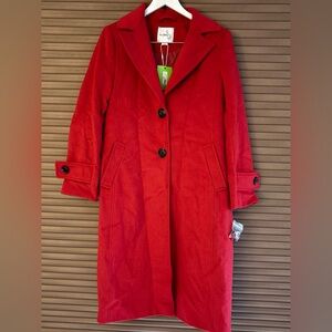 Sam Edelman Red Pea Coat